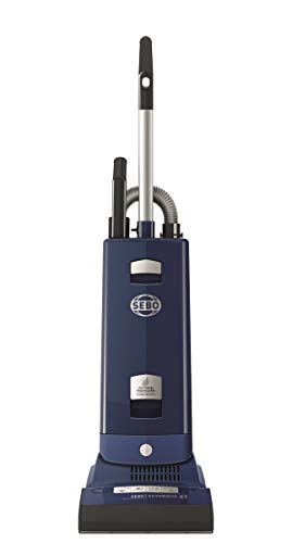 SEBO, SEBO 91506GB Automatic X7 Extra ePower Upright Vacuum Cleaner, 890 W, Dark Blue/Silver