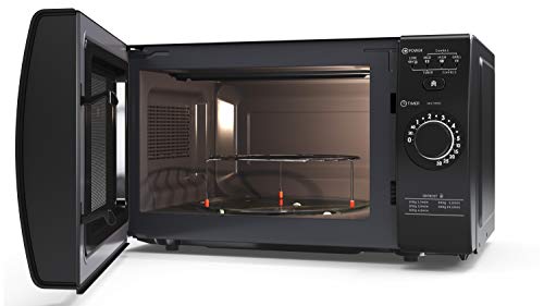 Sharp, SHARP YC-GG02U-B 700W Electronic Control Microwave with 20 L Capacity, 1000W Grill & Defrost Function - Black
