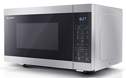 Sharp, SHARP YC-MS51U-S 900W Solo Digital Microwave Oven with 25 L Capacity & 11 Power Levels & Defrost Function – Silver