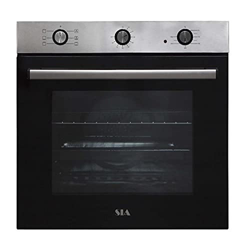 SIA, SIA FSO10SS 60cm Stainless Steel Built-in 6 Function Electric Single Fan Oven