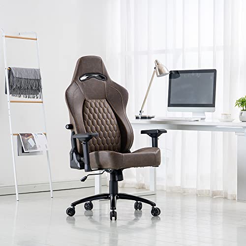 STmeng, STmeng Comfort X8 Gaming Chair, Office Chair with Integrated Lumbar Support, Ergonomic Computer Chair Height Adjustable 4D Armrest