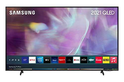 Samsung, Samsung Q65A 43 Inch Smart QLED TV (2021 Grey) - Smart TV 4K UHD Crystal Processor, Alexa Built In, Adaptive Sound Quality, QHDR