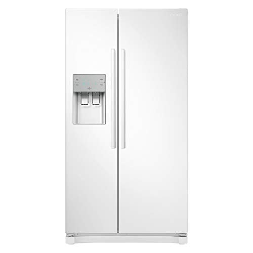 Samsung, Samsung RS50N3513WW Freestanding American Fridge Freezer with Digital Inverter Technology, Plumbed-In Water and Ice Dispenser