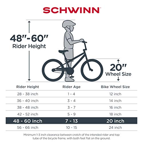 Schwinn, Schwinn Boys' Koen Bicycle, Black, 20-inch Wheels