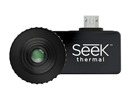 Seek Thermal, Seek Thermal Compact High Resolution Thermal Imaging Camera with Micro USB Connector and Protective Waterproof Case for Android