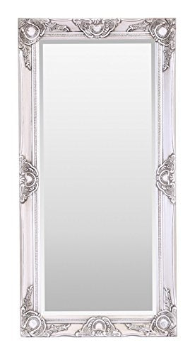 Select Mirrors, Select Mirrors Haywood Rectangle Wall Mirror (50cm x 100cm, Antique Silver)