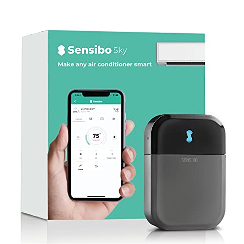 Sensibo, Sensibo Sky, Smart Home Air Conditioner System - Quick & Easy 60-Second Installation. Maintains Comfort with Energy Efficient App