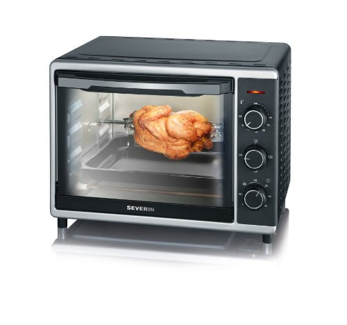 Severin, Severin Mini electric oven with hot air and grill functions with 1600 W of power 2056, black