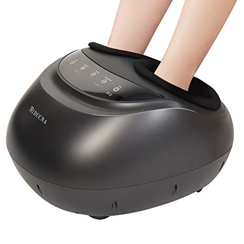 Triducna, Shiatsu Foot Massager Machine with Heat - Electric Feet Massage with Adjustable Deep Tissue Kneading, Rolling, Air Compression