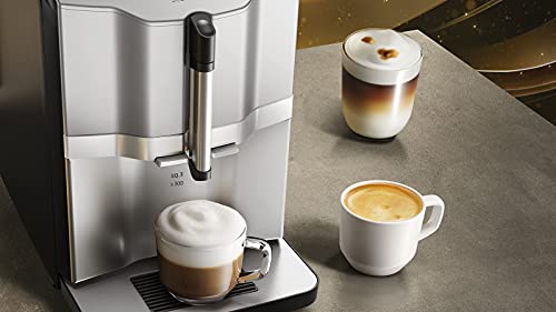 Siemens, Siemens TI353201GB Bean to Cup Fully Automatic Freestanding Coffee Machine - Silver & Black