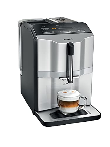 Siemens, Siemens TI353201GB Bean to Cup Fully Automatic Freestanding Coffee Machine - Silver & Black