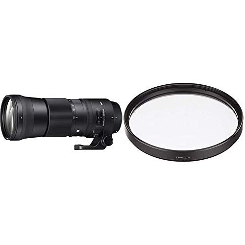 Sigma, Sigma 150-600 mm F5-6.3 DG OS HSM Contemporary Canon Mount Lens & AFJ9A0 95 mm Protector