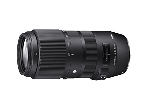 Sigma, Sigma 729955 100-400 mm F5-6.3 DG OS C Nikon Fitting HSM Lens - Black