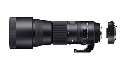 Sigma, Sigma ZB955 150 - 600 mm F5-6.3 DG OS HSM Contemporary Lens with TC-1401 Converter Kit for Nikon Camera-Black