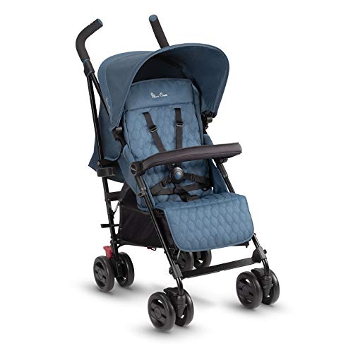 Silver Cross, Silver Cross Pop stroller, compact and lightweight fully reclining baby to toddler pushchair - Bilberry