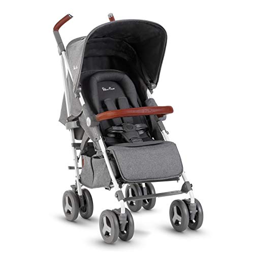 Silver Cross, Silver Cross Reflex Stroller, Compact and Lightweight Fully Reclining Baby to Toddler Premium Pushchair – Quartz