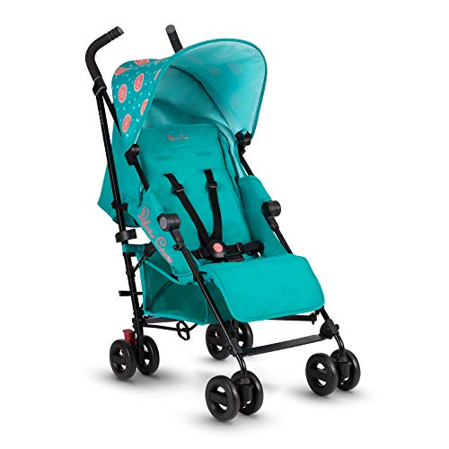 Silver Cross, Silver Cross Zest Stroller, Compact and Lightweight Fully Reclining Baby To Toddler Pushchair – Grapefruit (New 2021)