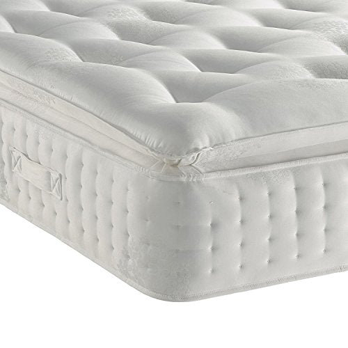 Sleep Factory Ltd, Sleep Factory Limited 3000 Organic Pillow Top Mattress Size 4FT6 Double (135 x 190 cm)