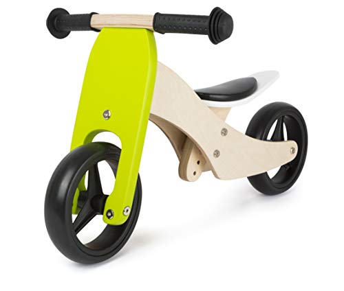 Small Foot, Small Foot 11255 Trike 2 in 1 Made of Wood, Tricycle Bike in one, Trains The Sense of Balance Toy, Multicolour