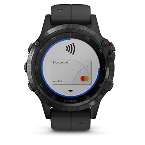 Garmin, Smartwatch Fenix 5 Plus/SAP/Black 010-01988-01 Garmin (Renewed)