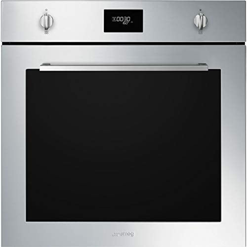 Smeg, Smeg Cucina Pyrolytic Self Cleaning Multifuction Single Oven - Stainless Steel