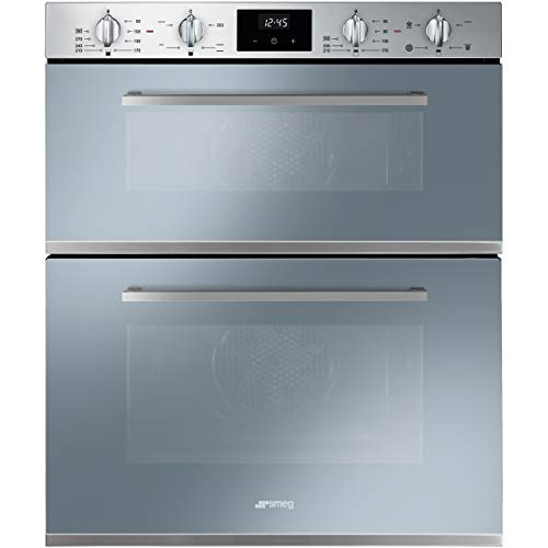Smeg, Smeg DUSF400S Rated Built-Under Double Oven - Stainless Steel