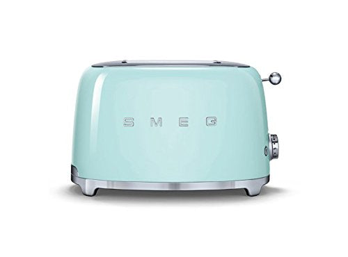 Smeg, Smeg TSF01PGUK | 50's Retro Style 2 Slice Toaster in Pastel Green