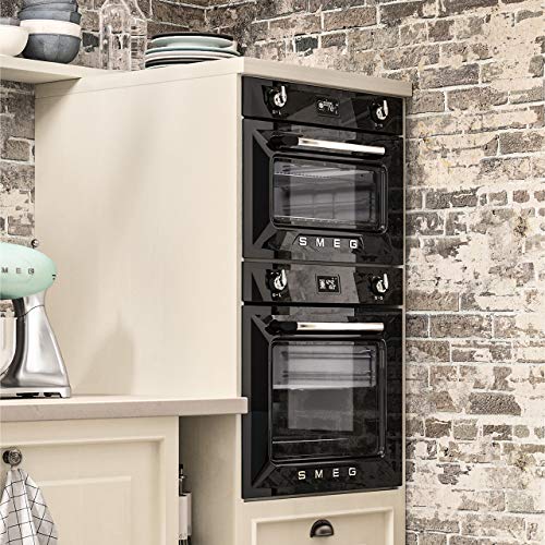 Smeg, Smeg Victoria SF4920VCX1 Built In Compact Electric Single Oven with added Steam Function - Silver
