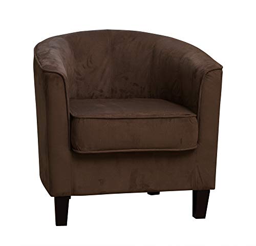 Sofa Collection, Sofa Collection Belvoir Fabric Tub Chair/Armchair Seating (Mocha), Microfibre, 66x69x71 cm