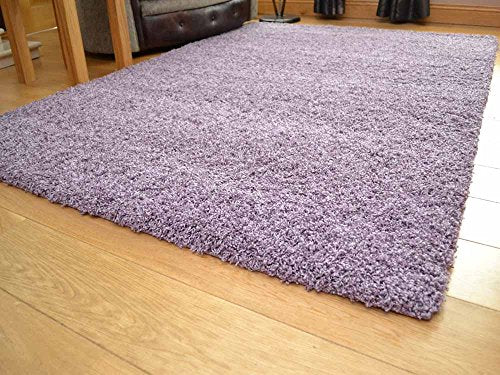 Rugs Supermarket, Soft Touch Shaggy Heather Thick Luxurious Soft 5cm Dense Pile Rug. Available in 7 Sizes (160cm x 220cm)
