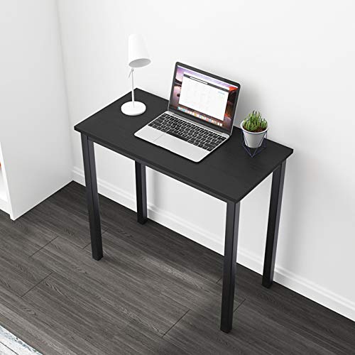 SogesHome, SogesHome Computer Desk 80 x 40 cm Compact Table PC Desk Office Desk Corner Desk Wood Desk for Home Working, Study, Writing,Black
