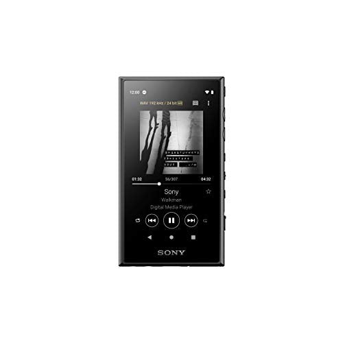 Sony, Sony Nw-A105 16GB Walkman Hi-Res Portable Digital Music Player with Android 9.0, 3.6" Touch Screen, S-Master Hx, DSEE-Hx, Wi-Fi