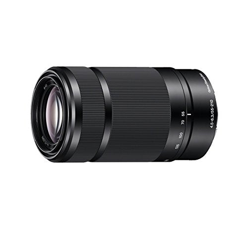 Sony, Sony SEL55210 E Mount APS-C 55-210 mm F4.5-6.3 Telephoto Zoom Lens - Black