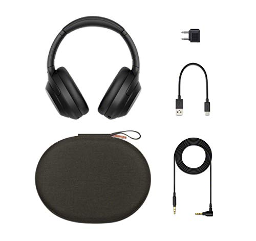 Sony, Sony WH-1000XM4 Noise Cancelling Wireless Headphones - 30 hours battery life - Over Ear style - Optimised