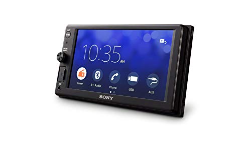 Sony, Sony XAV-AX1000 Media Receiver (6.2 Inch, with Bluetooth and Apple CarPlay) - Black