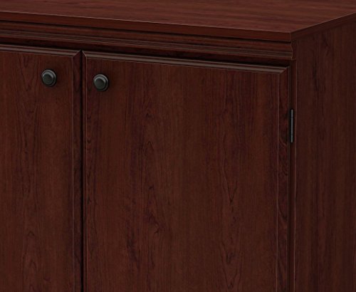 South Shore, South Shore Small 2-Door Storage Cabinet with Adjustable Shelf, Royal Cherry, Engineered Wood, FURNITURE