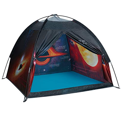 Exqline, Space Kids Play Tent, Exqline Children Black Hole Playhouse Portable Space Theme Play Tent for Boys Girls Indoor and Outdoor Playing and Camping Tent, Gift for Kids, 120x120x110 cm