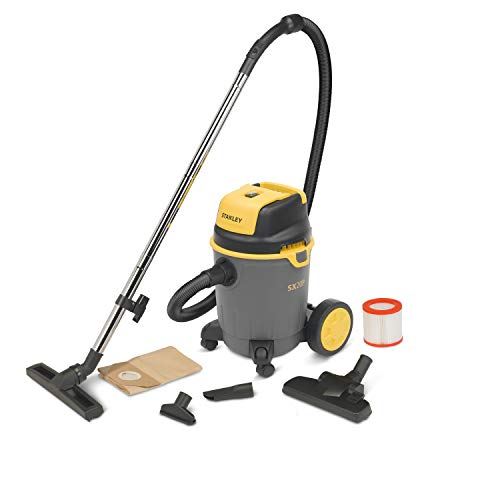 STANLEY, Stanley SXVC20PE Wet&Dry Vacuum Cleaner, Black/Yellow, 20 L-Power Tool Socket