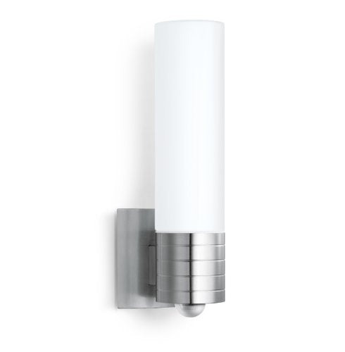 STEiNEL, Steinel Outdoor Wall Light L 260 LED, Stainless Steel, Sensor switched, 240° motion detector, incl. 8.6 W LED Lamp