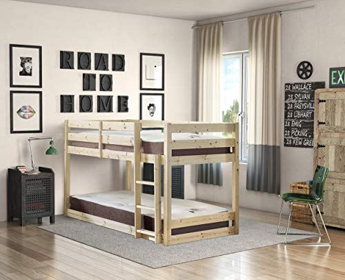 Strictly Beds and Bunks, Strictly Beds and Bunks - Stockton Low Sleeper Bunk Bed, 3ft Single