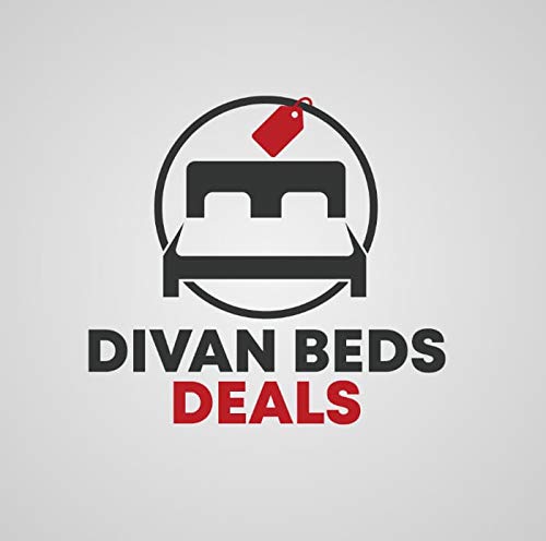 Divan Beds Deals, Super King Size Grey Linen Look Memory Foam Divan Bed Set With Mattress,2 Storage Drawers And Free Matching Colour Plain Headboard