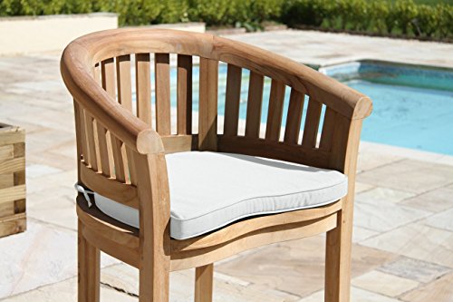 Sustainable Furniture, Sustainable Furniture Cushion for Banana/San Francisco Chair (Natural) Showerproof Garden, Cream