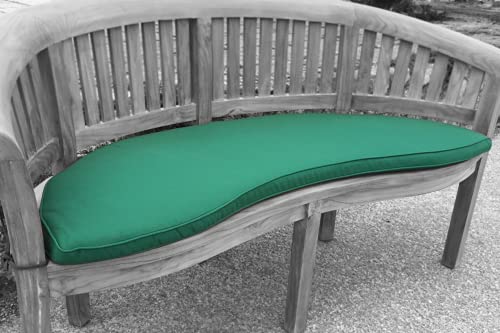 Sustainable Furniture, Sustainable Furniture Cushion for Banana/San Francisco Garden Bench (Forest Green) Showerproof