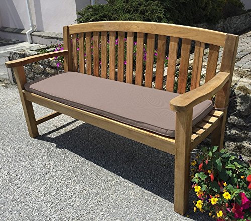 Sustainable Furniture, Sustainable Furniture Three Seater Garden (Cushion only-Bench not Included) (Taupe) Showerproof
