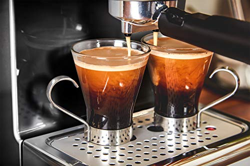 Swan, Swan Retro Pump Espresso Coffee Machine, Black, 15 Bars of Pressure, Milk Frother, 1.2L Tank, SK22110BN