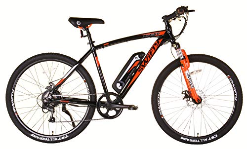 swifty, Swifty Electric Mountain Bike, Black/Orange