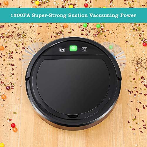 Sytaun, Sytaun Smart Sweeper Robot,Cleaner Sweeping Robot,Household Automatic Smart Cleaning Robot Vacuum Cleaner Pet Cats Hair Sweeper Black