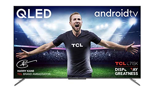 TCL, TCL 50C715K 50 Inch QLED Television, 4K Ultra HD HDR 10+ Dolby Vision, Smart Android TV with Freeview Play, Prime Video