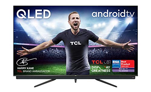 TCL, TCL 65C815K 65-inch QLED Television, 4K Ultra HD, Smart Android TV with Freeview Play, 100Hz Motion Clarity, HDR 10+, Dolby Vision