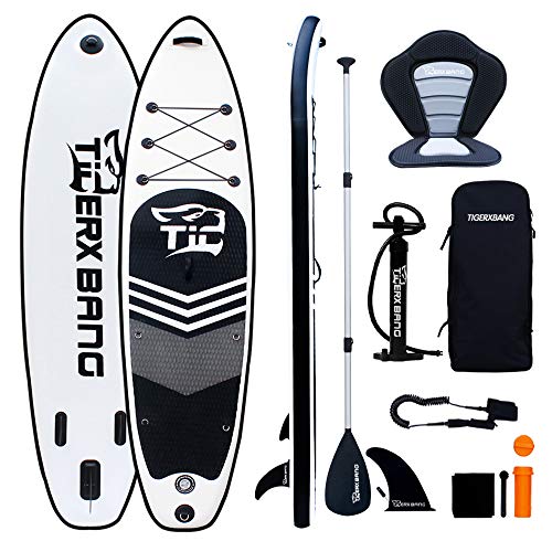 TIGERXBANG, TIGERXBANG SUP Board 10'6" Stand Up Paddle Board | 320x80x15cm | for Adults/Kids| ISUP Surfing Complete Kit